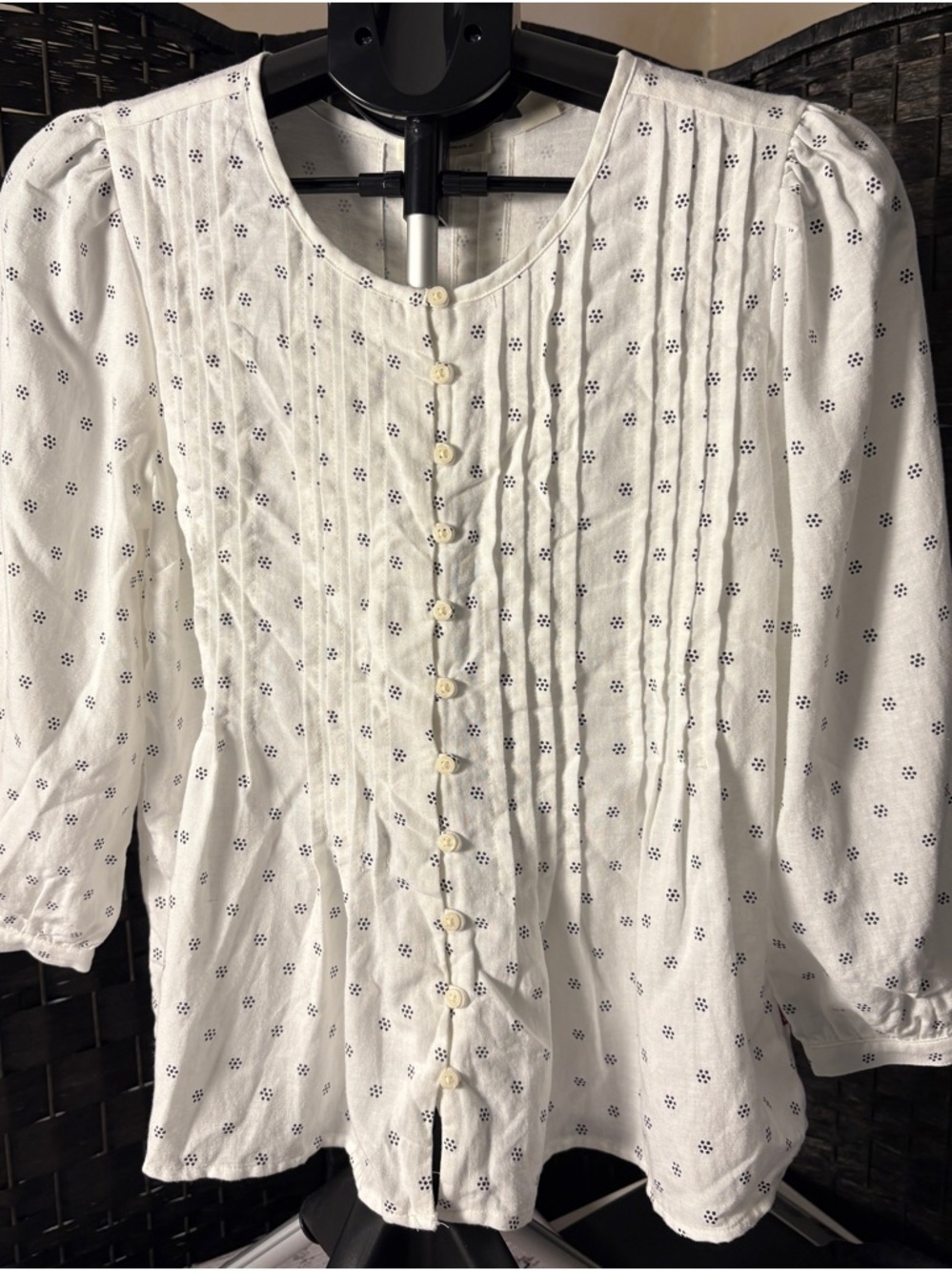 NWT Levi’s Women’s Linen Cotton Blend Blouse, Size XS